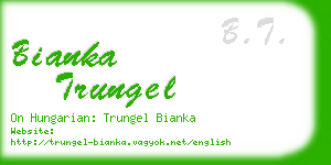 bianka trungel business card